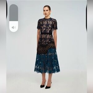 Self Portrait Prairie Midi Dress